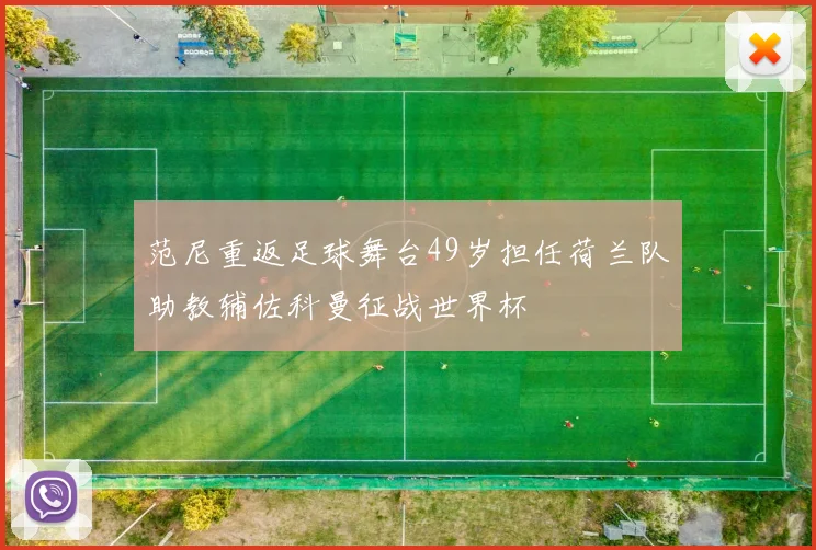 范尼重返足球舞台49岁担任荷兰队助教辅佐科曼征战世界杯