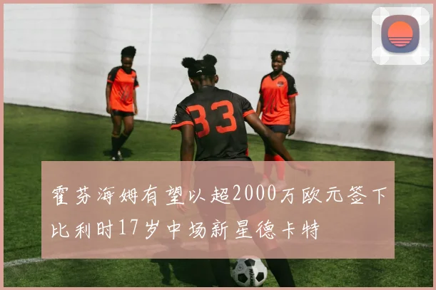 霍芬海姆有望以超2000万欧元签下比利时17岁中场新星德卡特